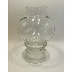 Anchor Hocking Hurricane Candle Holder 8” Taper Pillar Glass Clear Lantern